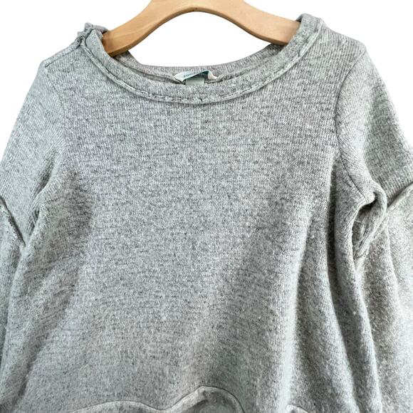 Sundance Mountain Retreat Sweater S Gray Wool Blend Bell Sleeve Boho Cabin Cozy - Picture 3 of 11